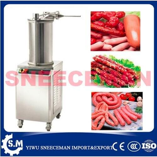 600kg/time industry stainless steel Rapid Sausage filler machine Hydraulic Automatic Quick Enema Machine for sale with 35L