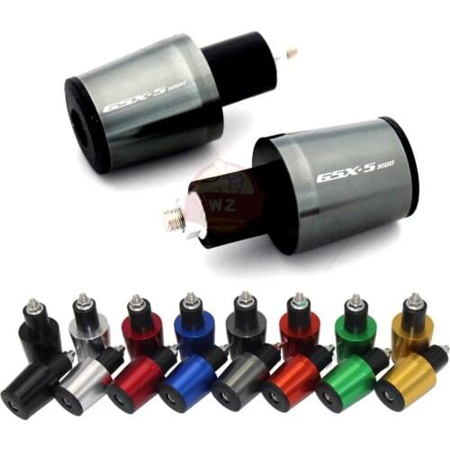 Motorcycle Accessories CNC Aluminum 7/8 '' 22MM Handlebar Bar Cap End Caps for SUZUKI GSX-S1000 / F / ABS 2015-2016