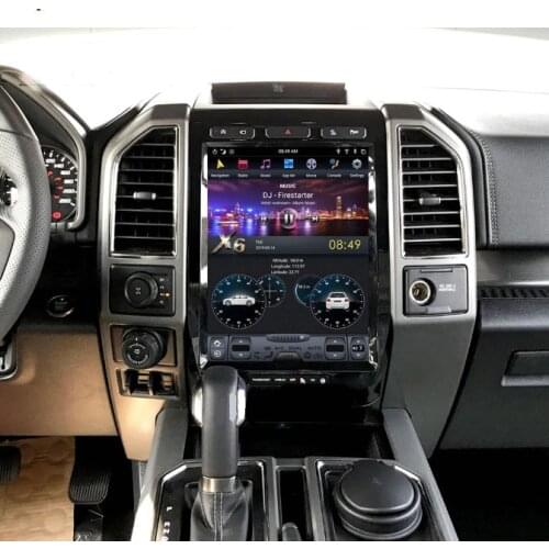 13'' tesla style Android 9.0 Car DVD player GPS Navigation radio for Ford F150 f-150 2015 2016 2017 2018 2019 auto ips