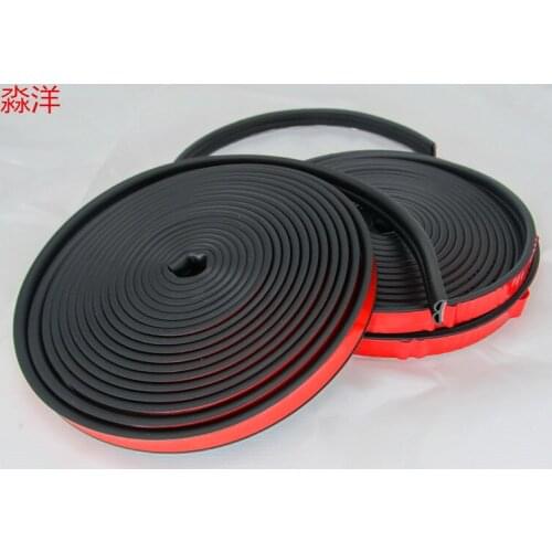 Car styling Rubber Seal Adhesive strip car soundproof door wind and dust waterproof strip sealing strip fit VW BM