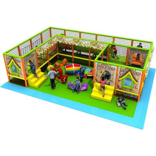 Kids indoor soft naughty castle playground structure children maze park ball pool YLW-IN171041