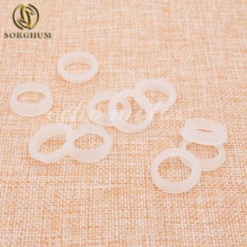 10pcs White PDC Rubber Ring For GM Chrysler Peugeot BMW Buick Parking Sensor Bumper Object Sensor 9663821577 9196705 etc