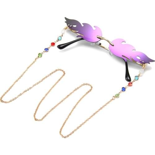 70cm Sunglasses Chains Pearls Rhinestones Eyeglass Cord Holder Lanyard Necklace Glasses Beaded Neck Strap Rope Face Mask Rope