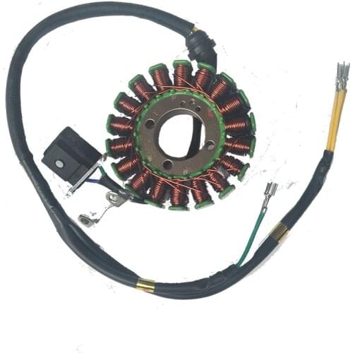 Motorcycle Engine Part Magneto Stator Coil 12/18 Pole DC coil For RE150 180 200 250 loncin