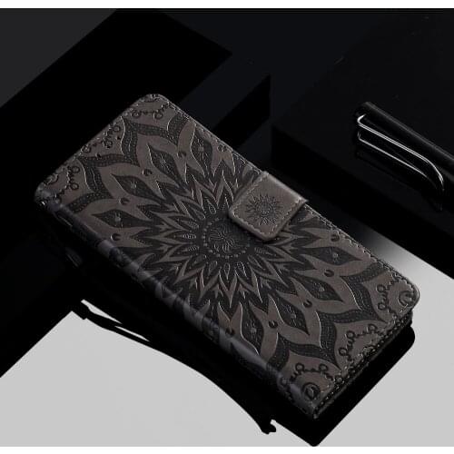 Sunflower Case for fundas Samsung S8 S9 J4 J6 J8 J2 Pro A6 A8 2018 Case for Samsung Galaxy J7 Duo Case + Card Holder