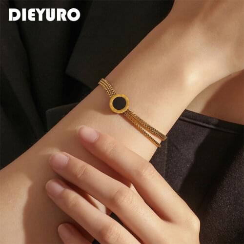 DIEYURO Bracelets On The Leg