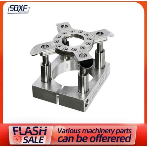 Engraving machine spindle motor fixed seat automatic presser leather floating presser CNC table clamp