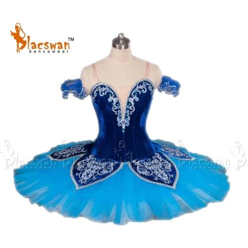 Girl Ballerina Professional Ballet Tutu Blue BT653 ,Le Corsaire Classical Ballet Stage Costume,Pancake Platter Tutu Dress Girls