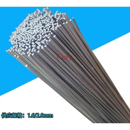 Magnesia aluminum 1.6/2.0/2.4mm 500mm Length cored wire Low Temperature Aluminium Welding Rod Wire 500x2.0mm 19.68x0.079" brush