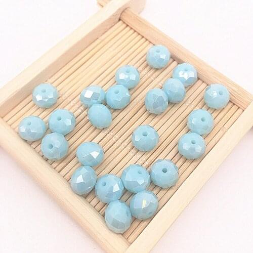 4x3/6x4/8x6mm Rondelle Austria faceted Crystal Glass Beads Loose Spacer Round Beads DIY Jewelry Making For Bracelet Necklace #09