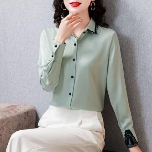 LDKVGSU Womens Silk Shirts