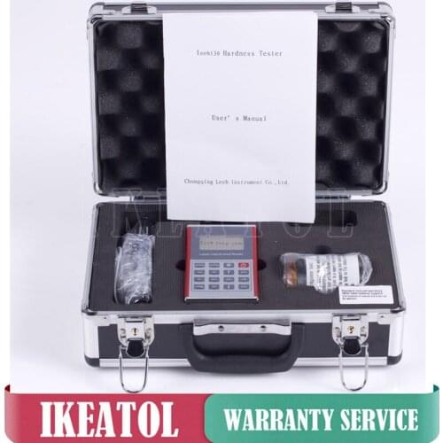 Leeb130 Hardness Tester Digital Portable Leeb Metal Hardness Meter 1250 Groups Data Memory