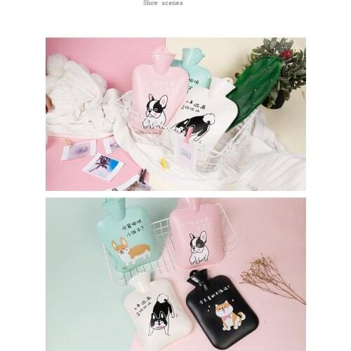 Mini Small Cartoon Portable Hot Water Bag Water Injection Storage Bag Hand Warm Water Bottle Cute Hot Water Bottles