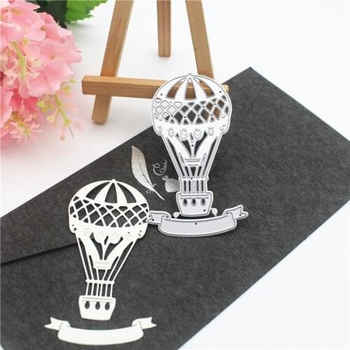 Metal Cutting Dies Scrapbooking for Card Making DIY Embossing Cuts New Craft Die Hot Air Balloon