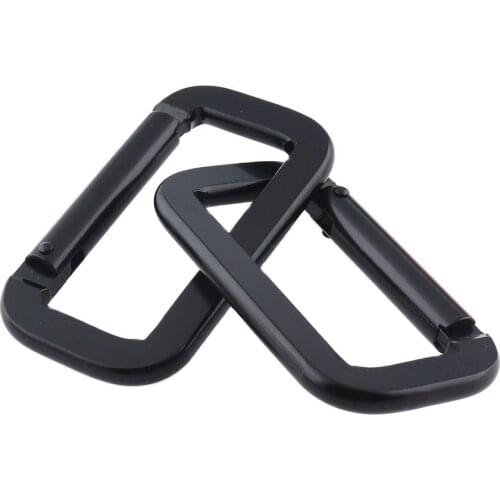 Metal Swivel Trigger Lobster Clasp Black Snap Hook Belt Buckles Paracord Chain Lanyard Backpack DIY Dog Leash Accessories