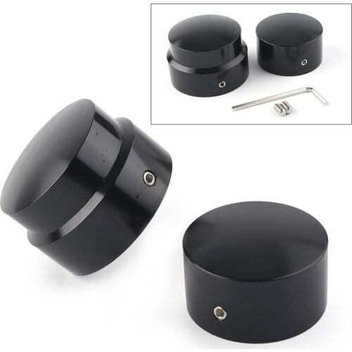 Motorcycle Rear Axle Nut Cover Cap Sets for Harley Sportster 883 1200 XG XL CVO Dyna