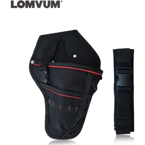 LOMVUM Electric drill Package electric impact wrench toolkit multi-function Tool bags waterproof pockets Hammer Power tools bag