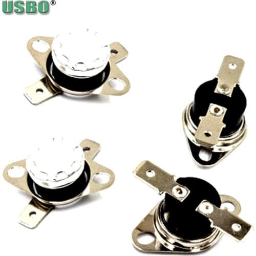 NEW 250V 10A thermostat thermal protector 40 degree normal closed temperature control switch KSD301 20pcs