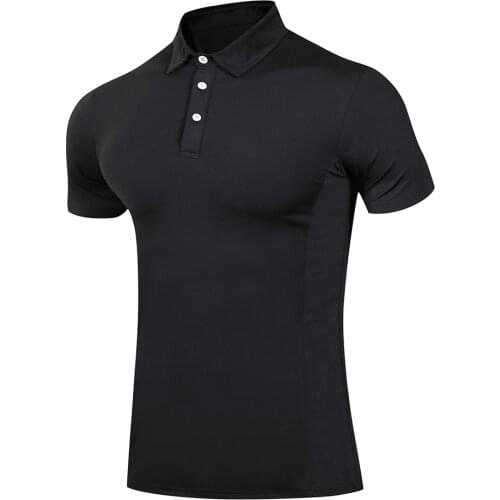 Golf wear mens breathable sports shirt short-sleeved shirt mens short-sleeved golf tennis shirt mens T-shirt