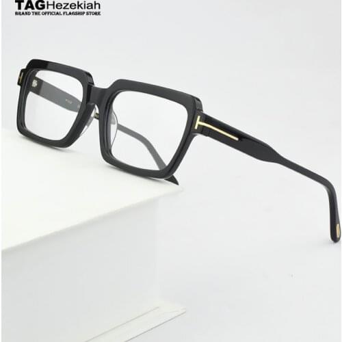 2021 glasses frame men Retro Vintage TF5711-B brand eye glasses frames for women square fashion myopia prescription eyeglasses