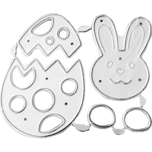 Easter Bunny Metal Cutting Dies Stencil Scrapbooking DIY Album Stamp Paper Card 95AA