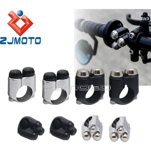 For Triumph Scrambler Kawasaki Yamaha Motorcycle Bike Switches 22mm 25mm Handlebar Control Horn Headlight ON/OFF Button M-switch