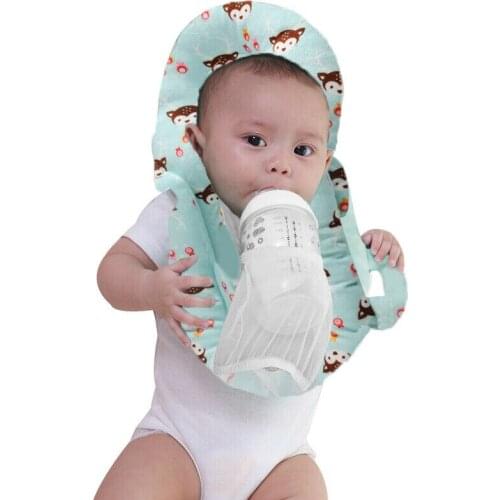 2021 Newborn Baby Feeding Pillows Breastfeeding Anti-spitting Milk Pillow Support Head PP Cotton Nursing Pillows