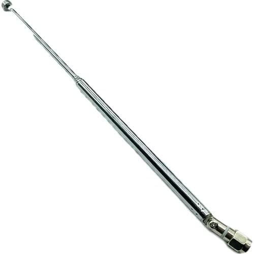 SMA Male Connector Telescopic Aerial Antenna TV Radio DAB AM/FM UNBAL 5 Section 5265-5
