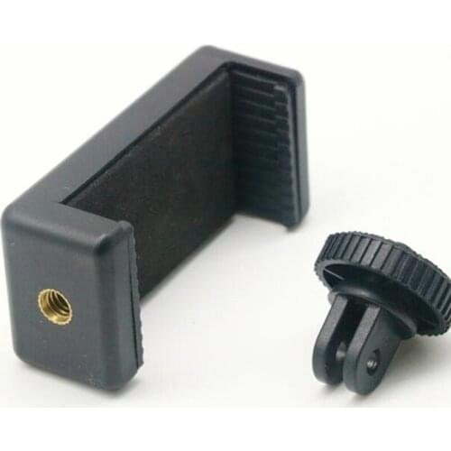 2021 High Quality Selfie Holder Universal Black Phone Clip Bracket Holder Mount Tripod Monopod Stand For IPhone Smartphone