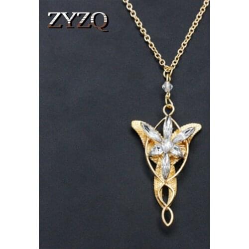 ZYZQ Hyperbole Women Accessories Necklace With Shiny Stone Setting Magical Elf Princess Accessories Wholesale Lots&Bulk Hot