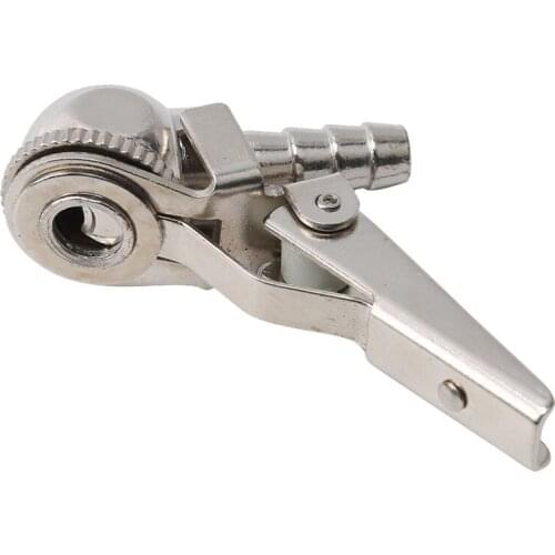 1/4 "NPT Tire Air Chuck Inflator Gauge Brass Ball Car Tire Inflator With Clip For Car Tire Repair Tools Clip-On Air Chuck Tire