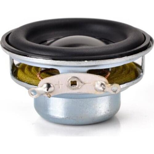 2pcs 1.5"inch 40mm 4ohm 4Ω 5W full-range speakers HIFI loudspeaker Rubber edge