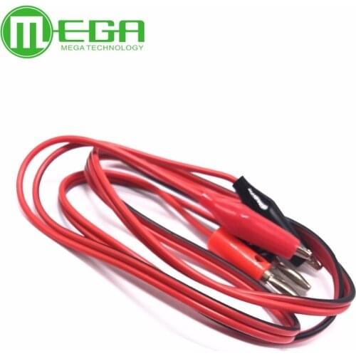 Alligator Test Lead Clip To AV Banana Plug Connector TO Dual Tester Alligator Clip Probe Cable 1M
