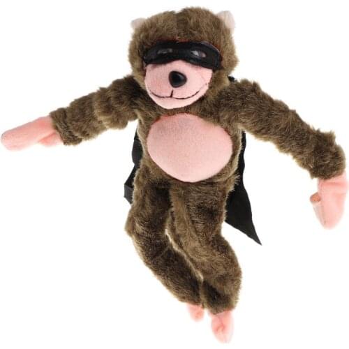 Flying Monkey Chicken Duck Frog Cow Screaming Flying Slingshot Fun Plush Toys