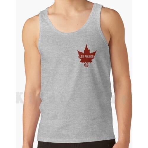 Les Rouges Tank Tops Vest Sleeveless Les Rouges Football Soccer Canada Usa Sport Football Euro League