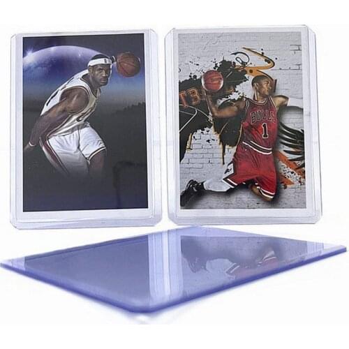35PT Top Loader 3X4" Board Game Cards Outer Protector Gaming Trading Card Holder Sleeves for Football Basketball Sports Card