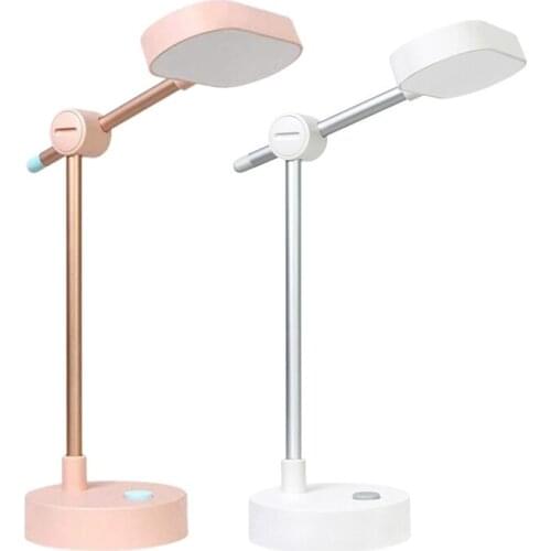 Rechargeable LED Dormitory Study Reading Lamp Press Folding Book Lamp Student Eye Protection Desk Lamp