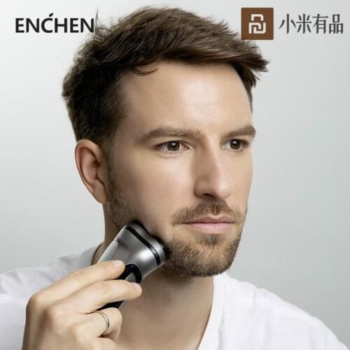 Hot Youpin Electric Shaver Mens Razor Beard Trimmer Shaver for Men 3 Blades Portable Beard Trimmer Cutting Machine Rechargeable