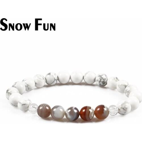 SNOW FUN White Bracelets