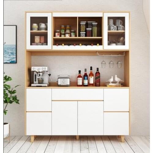 Modern simple high cabinet, cupboard, household kitchen, tea cabinet, wine cabinet, stove and lockers