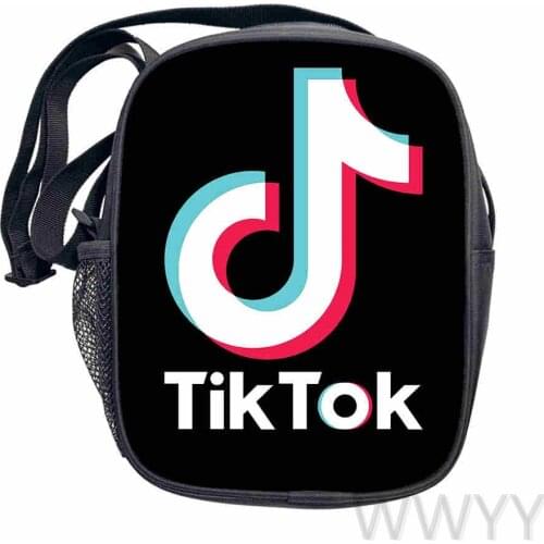 TIK TOK Messenger Bag Shoulder Girls Fashion Handbag Shopping Bag Gift Mobile Phone Bag Purse