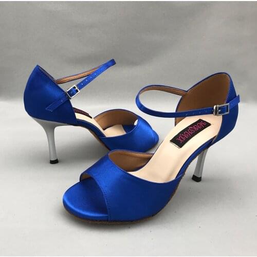 8.5cm heel Latin Dance Shoes women Salsa shoes pratice shoes comfortable shoes MS6205SPS High heel low heel available