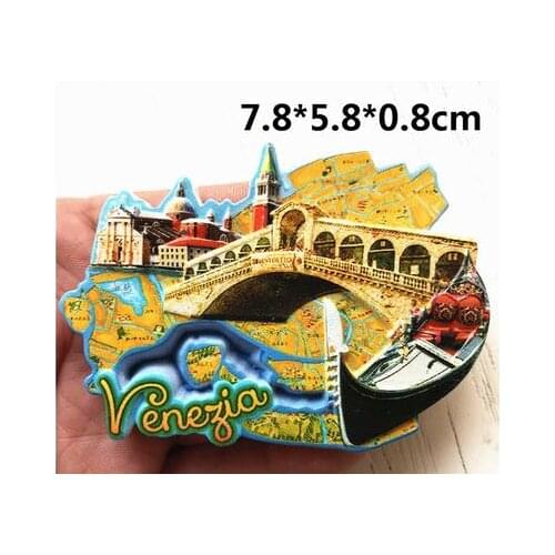 Venice water city souvenir refrigerator stickers