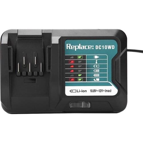 For MAKITA DC10WD 10.8V-12V Lithium Battery Electric Tool Charger To Charge BL106 BL02 BL104 Batteries