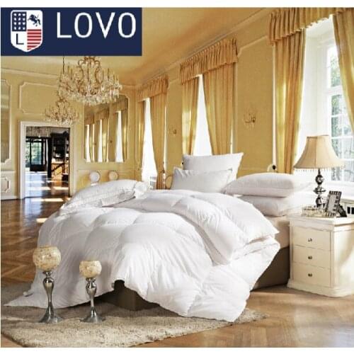 Sanding Fabric White Duck Down Winter Quilts Comforters Brands edredon casal edredom solteiro colcha Quilted Patchwork Bedspread