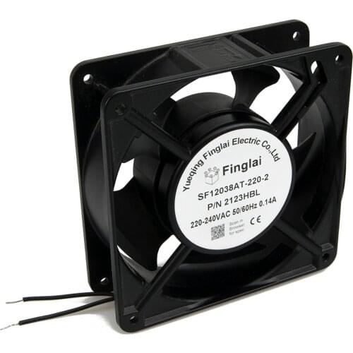 12038 120mm 12cm AC 220V axial flow fan / radiator fan fit to 24 hours continuous work 12CM copper wire length DP200A 2123HBL