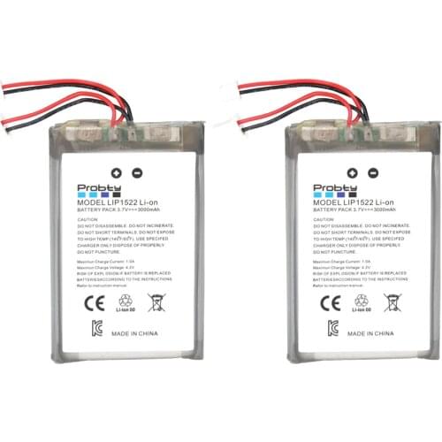 2Pcs 3000mAh Battery For Sony PS4 PS4Pro Controller Playstation 4 V4 V1 V2 DualShock CUH-ZCT2, CUH-ZCT2E, CUH-ZCT1E, CUH-ZCT1U