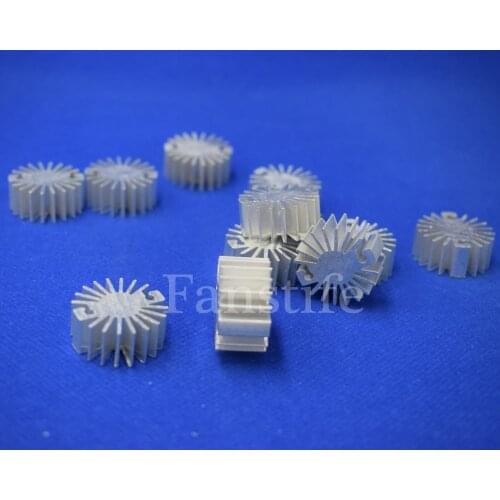 23mm Height-12mm 1W High Power Led Radiator Aluminum Heatsink Star
