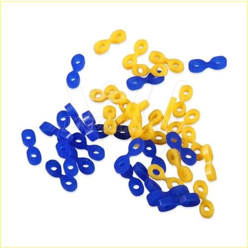 40pcs Elastic Rubber Fixing Wedges Matrix Matrices Dam Composite
