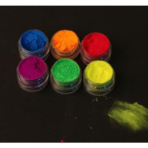 6 Colors Magic Resin Pigment Glitter Bright Powder Colorant Epoxy Mold Filling Material DIY Crafts Manicure Decorations